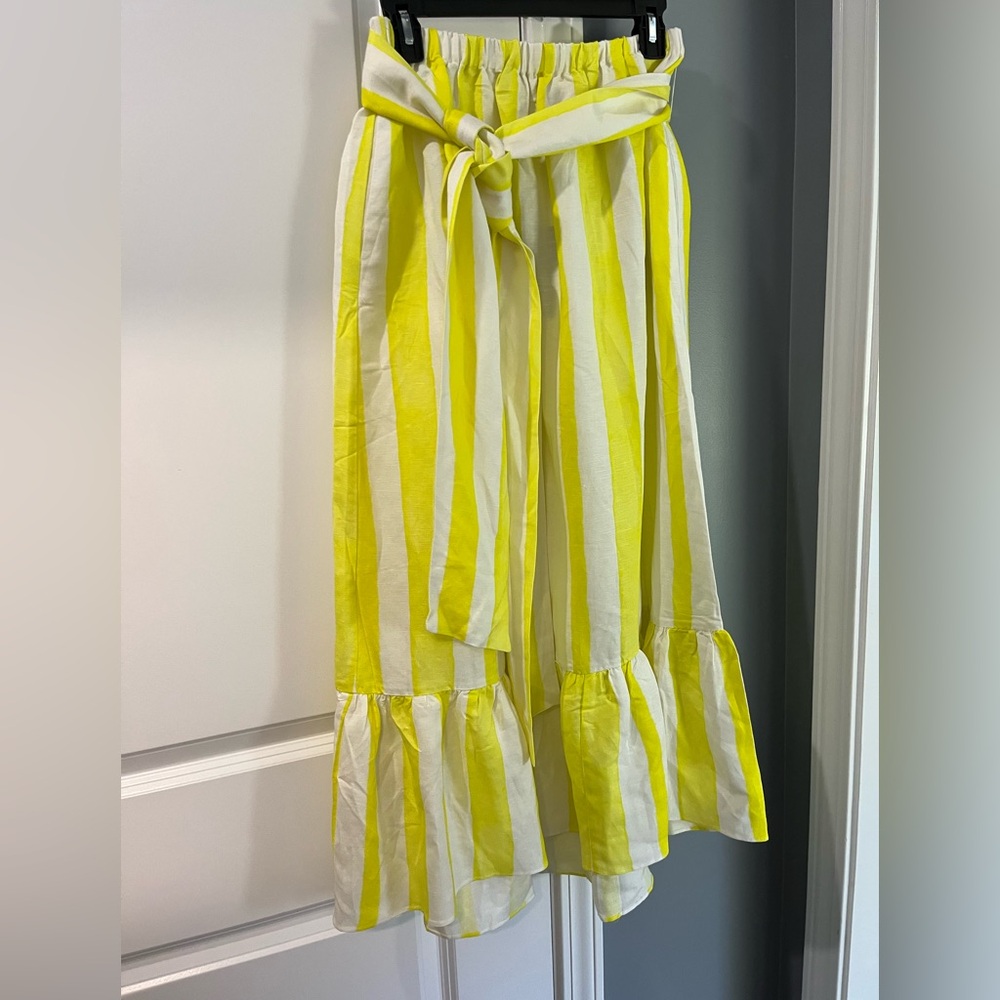 Tuckernuck x Cameran Eubanks Wimberly Cabana Stripe Hampton Wrap skirt NWT - Picture 3 of 5